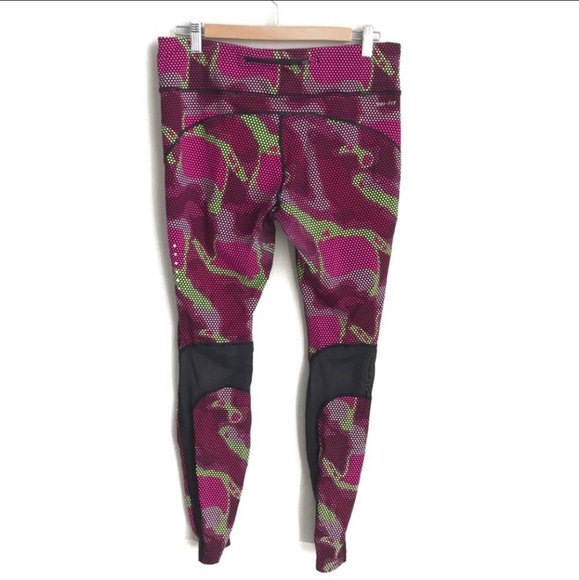 NIKE EPIC Lux Running Mesh Legging Tights - Picture 5 of 8